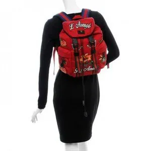 Gucci | Bags | Host Pick Gucci Backpack With Patches In Red  display picture 3